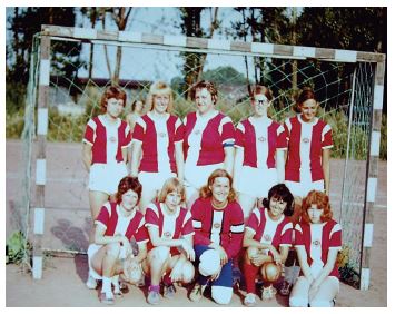 Bild Frauenmannschaft Handball 1970