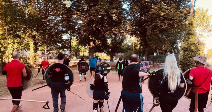 Training2 Bild Fechttraining im Freien