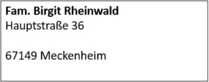 Bild Logo Fa. Birgit Rheinwald