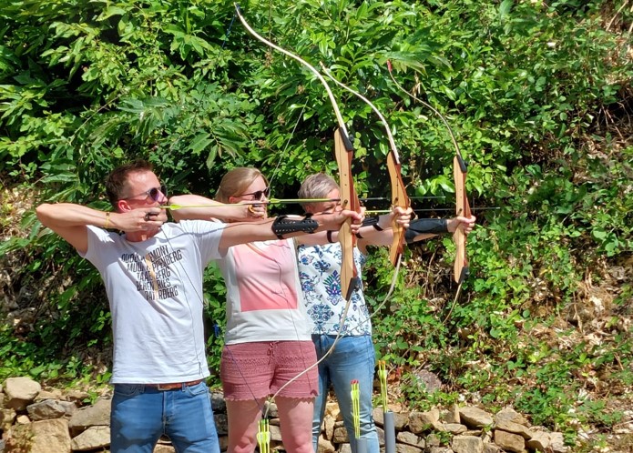 Bild drei Bogenschützen